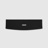 SoftMotion™ Headband with White Logo | Black