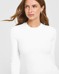 SoftMotion™ Long Sleeve Top | White
