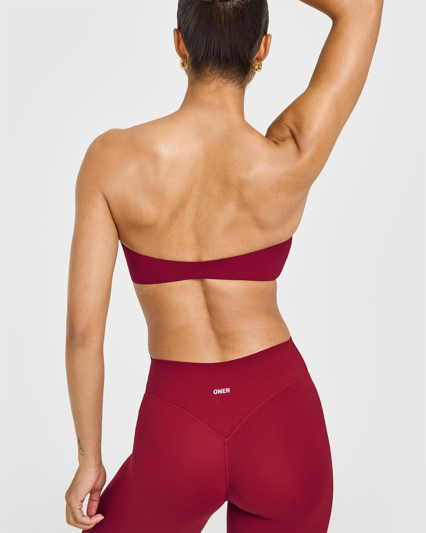 Unified Micro Bandeau Bralette | Ruby Red