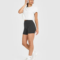 Cotton Relaxed T-Shirt | Light Grey Marl