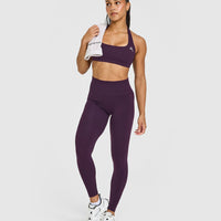 EasyLift™ Halter Bralette | Blackberry Purple