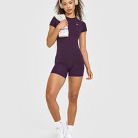 Go To Seamless Fitted Top | Blackberry Purple