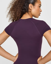 Go To Seamless Fitted Top | Blackberry Purple