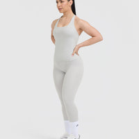 Timeless Square Neck Vest | Light Grey