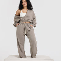 Raw Lounge Oversized Zip Hoodie | Minky