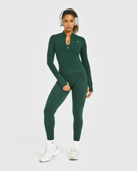 Unified Jacket White Logo | Racing Green