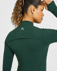 Unified Jacket White Logo | Racing Green