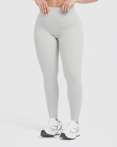 Oner Modal Timeless High Waisted Leggings | Light Grey