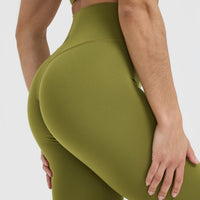 Timeless High Waisted Leggings | Olive Green