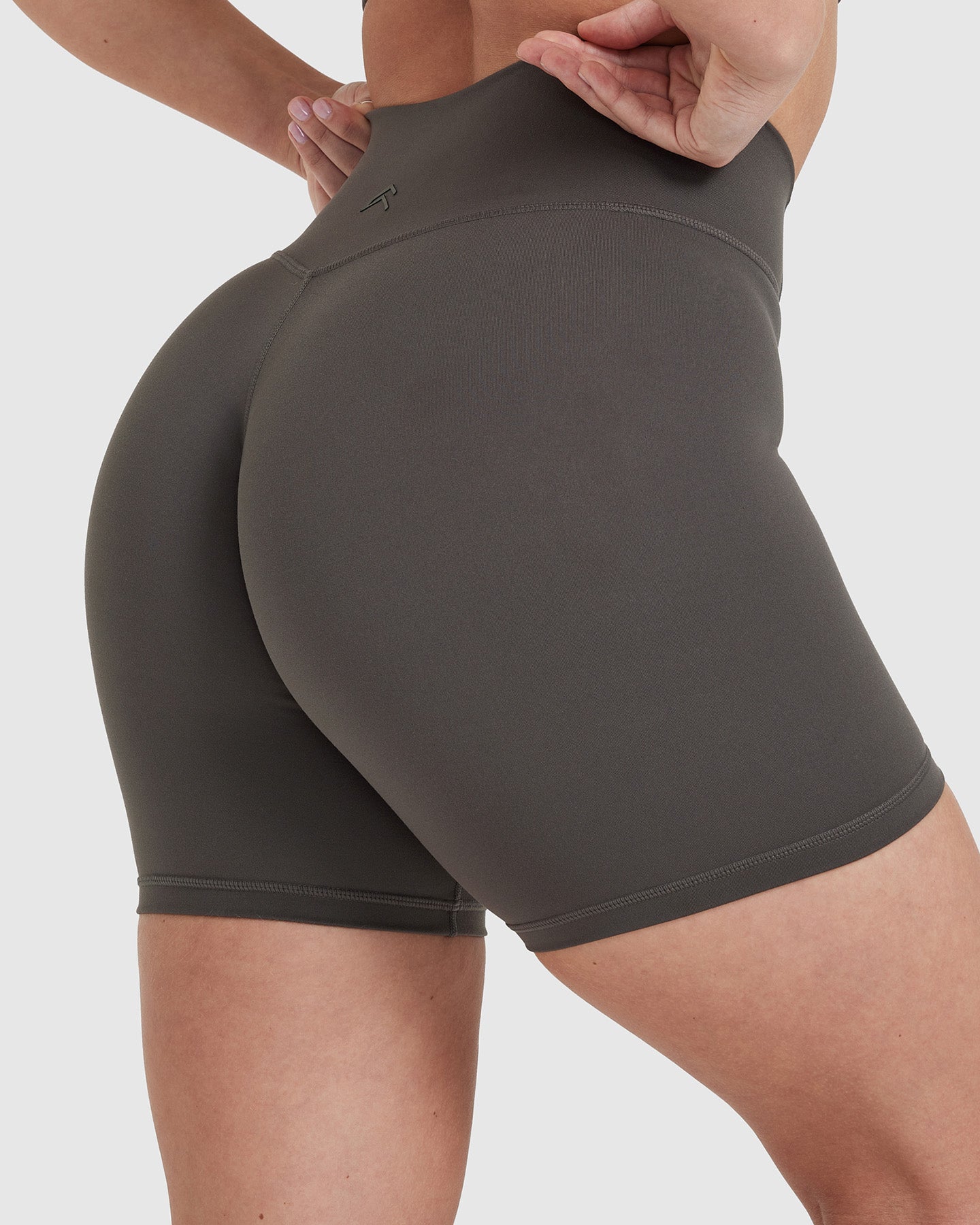 Timeless High Waisted Shorts 6" | Deep Taupe