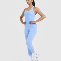 Timeless Square Neck Vest | Powdered Blue