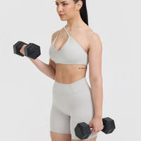 Timeless Strappy Bralette | Light Grey