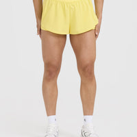 Unified Double Layer Shorts 5" | Lemon Yellow