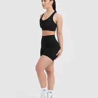 Unified Layered Sports Bra | Black
