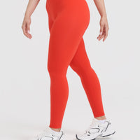 Unified Wrap Leggings | Charged Orange
