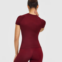 Go To Seamless Fitted Top | Rosewood