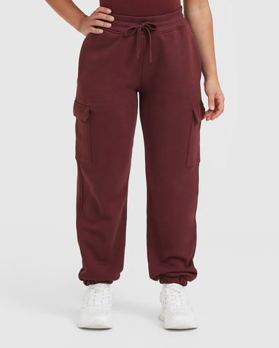 All Day Cargo Joggers | Mulled Wine