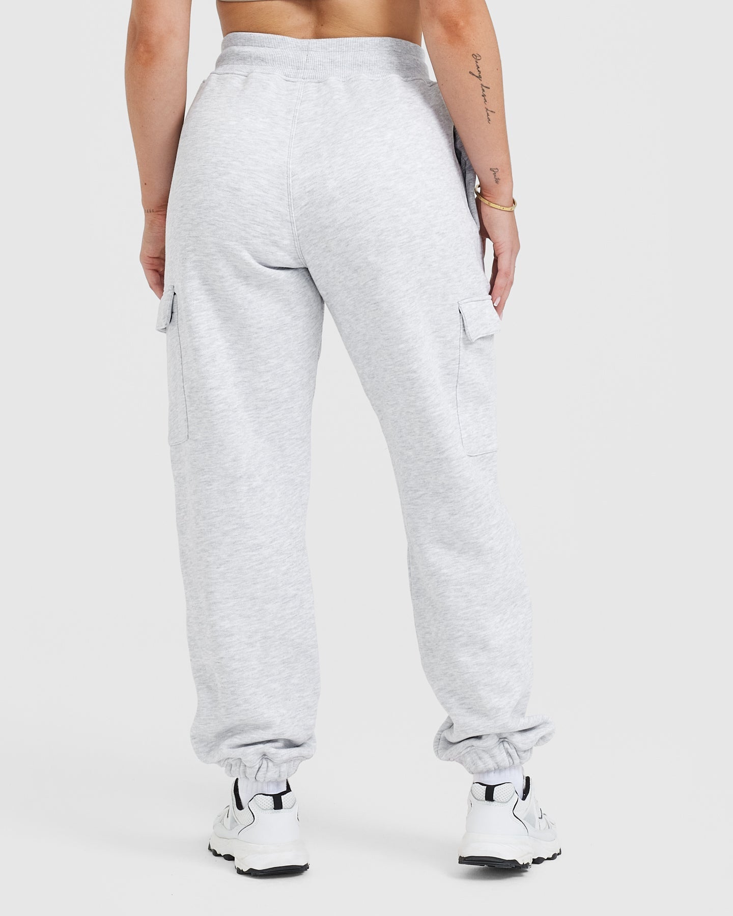 All Day Est 2020 Cargo Joggers | Light Grey Marl