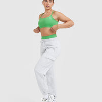 All Day Est 2020 Cargo Joggers | Light Grey Marl