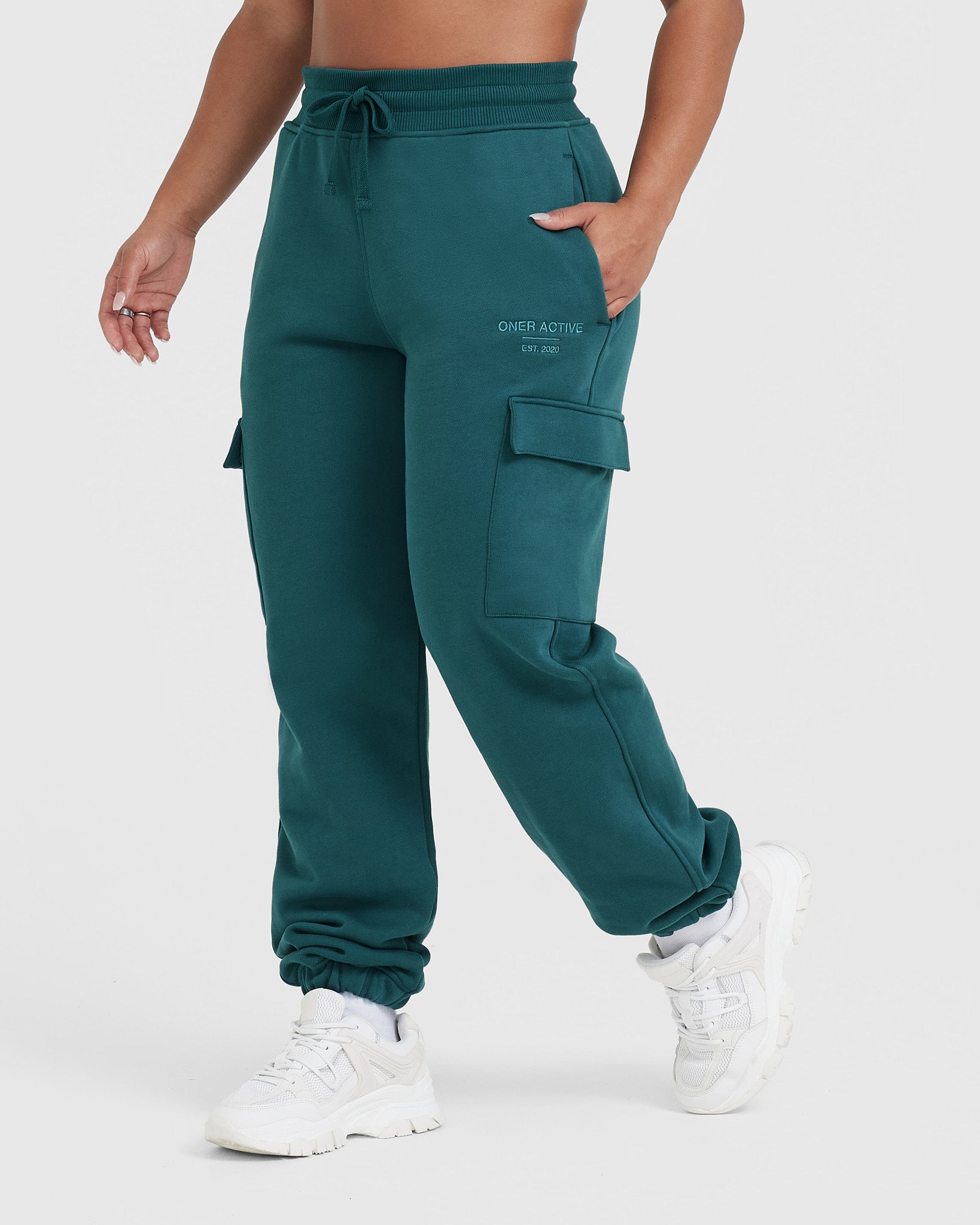 All Day Est 2020 Cargo Joggers | Marine Teal