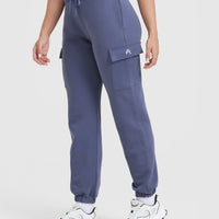All Day Lightweight Cargo Joggers | Slate Blue