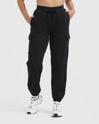 All Day Lightweight Cargo Joggers | Black