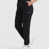 All Day Lightweight Cargo Joggers | Black