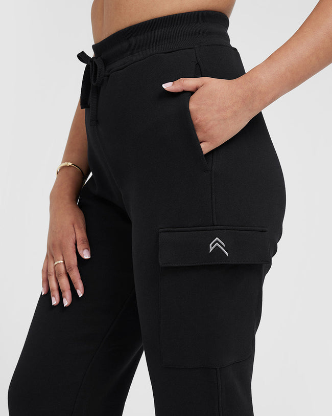 All Day Lightweight Cargo Joggers | Black