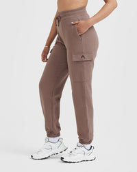 All Day Lightweight Cargo Joggers | Cool Brown