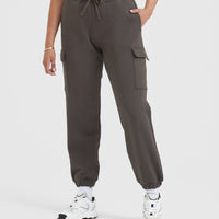 All Day Lightweight Cargo Joggers | Deep Taupe