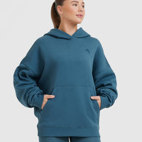 All Day Oversized Hoodie | Lake Blue