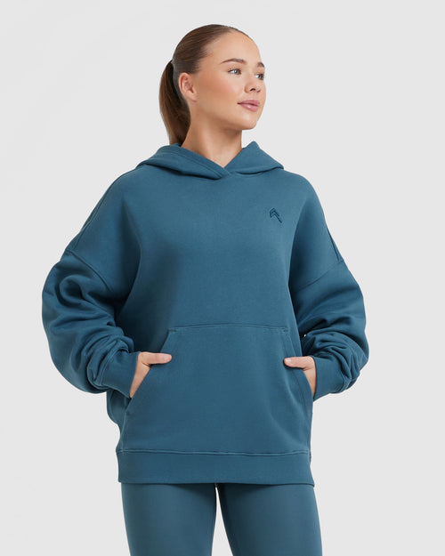 Oner Modal All Day Oversized Hoodie | Lake Blue