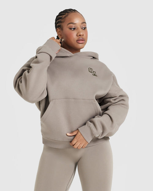 Oner Modal All Day Varsity Oversized Hoodie | Minky