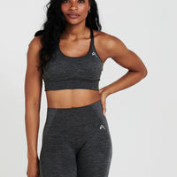 Classic Seamless Sports Bra | Coal Marl