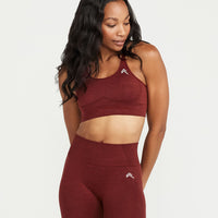 Classic Seamless Sports Bra | Rosewood Marl