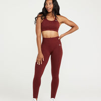 Classic Seamless Sports Bra | Rosewood Marl