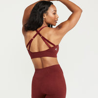 Classic Seamless Sports Bra | Rosewood Marl