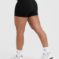 Classic Seamless 2.0 Booty Shorts | Black Marl