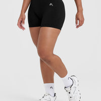 Classic Seamless 2.0 Booty Shorts | Black Marl