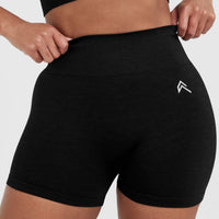 Classic Seamless 2.0 Booty Shorts | Black Marl