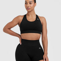 Classic Seamless 2.0 Bralette | Black Marl