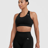 Classic Seamless 2.0 Bralette | Black Marl