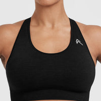 Classic Seamless 2.0 Bralette | Black Marl