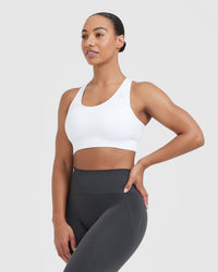 Classic Seamless 2.0 Bralette | White