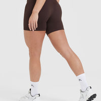 Classic Seamless 2.0 Mid Shorts | 70% Cocoa Marl
