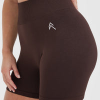 Classic Seamless 2.0 Mid Shorts | 70% Cocoa Marl
