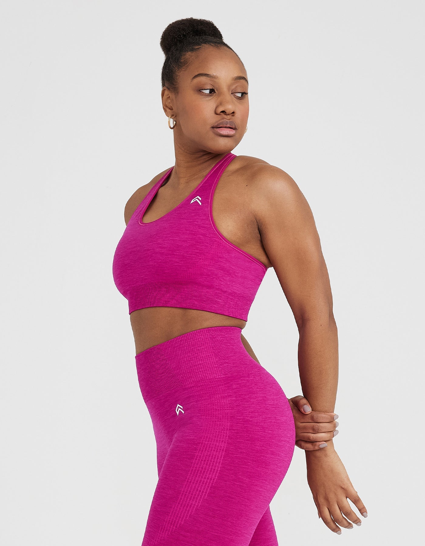 Classic Seamless 2.0 Bralette | Fuchsia Marl