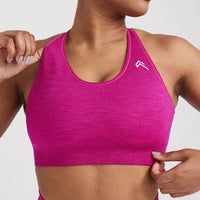 Classic Seamless 2.0 Bralette | Fuchsia Marl