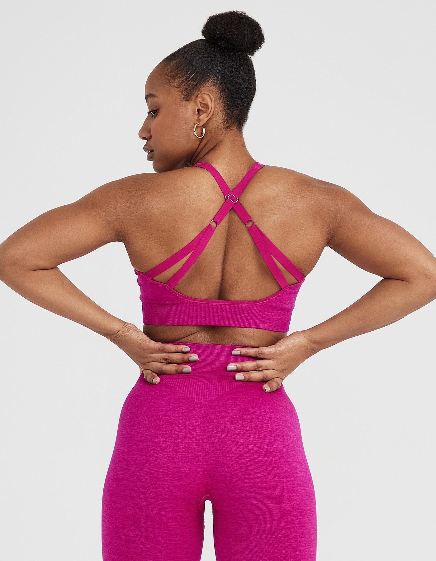 Classic Seamless 2.0 Bralette | Fuchsia Marl