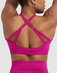 Classic Seamless 2.0 Bralette | Fuchsia Marl